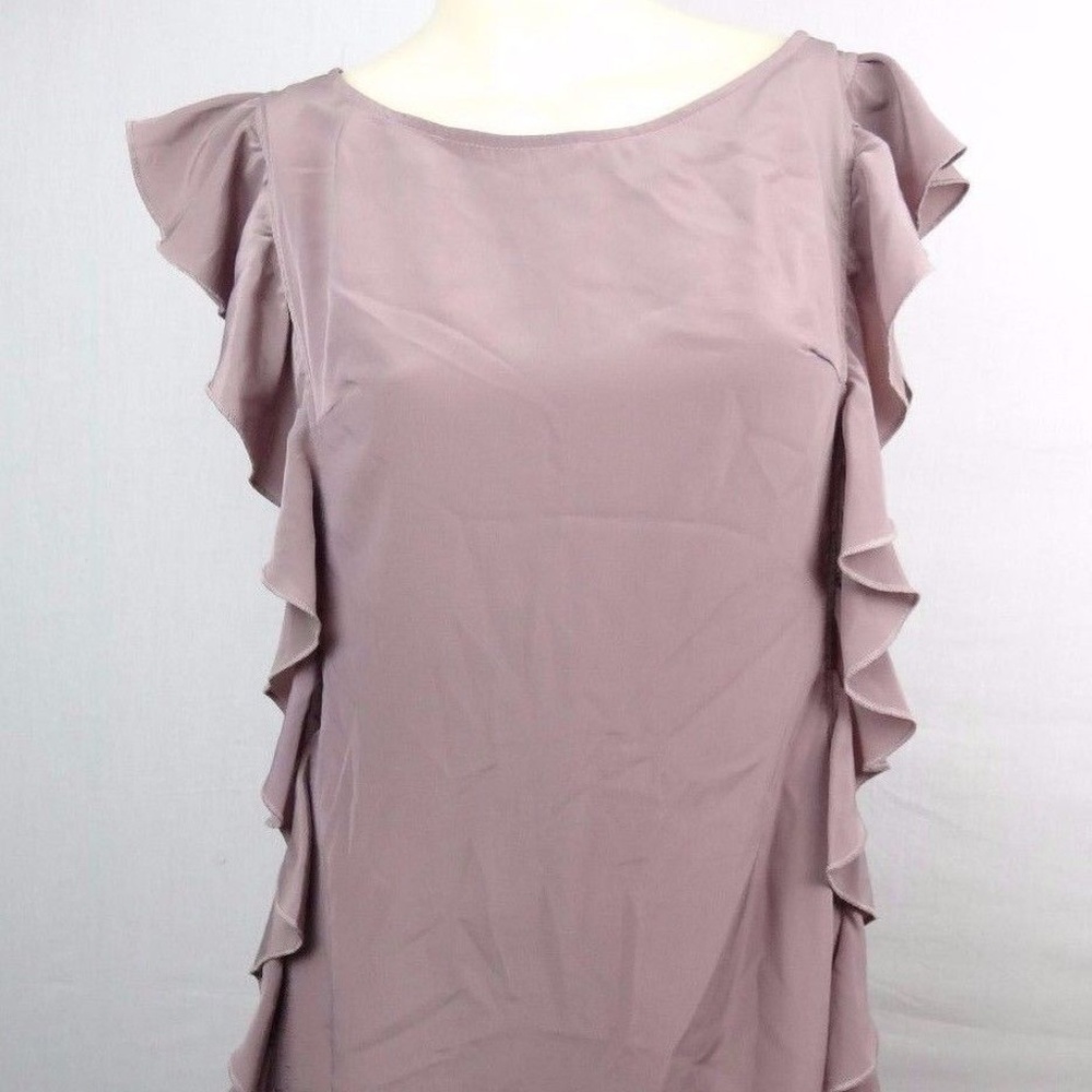 Jeanne D'Arc Dress Purple Ruffle Semi Formal Dress